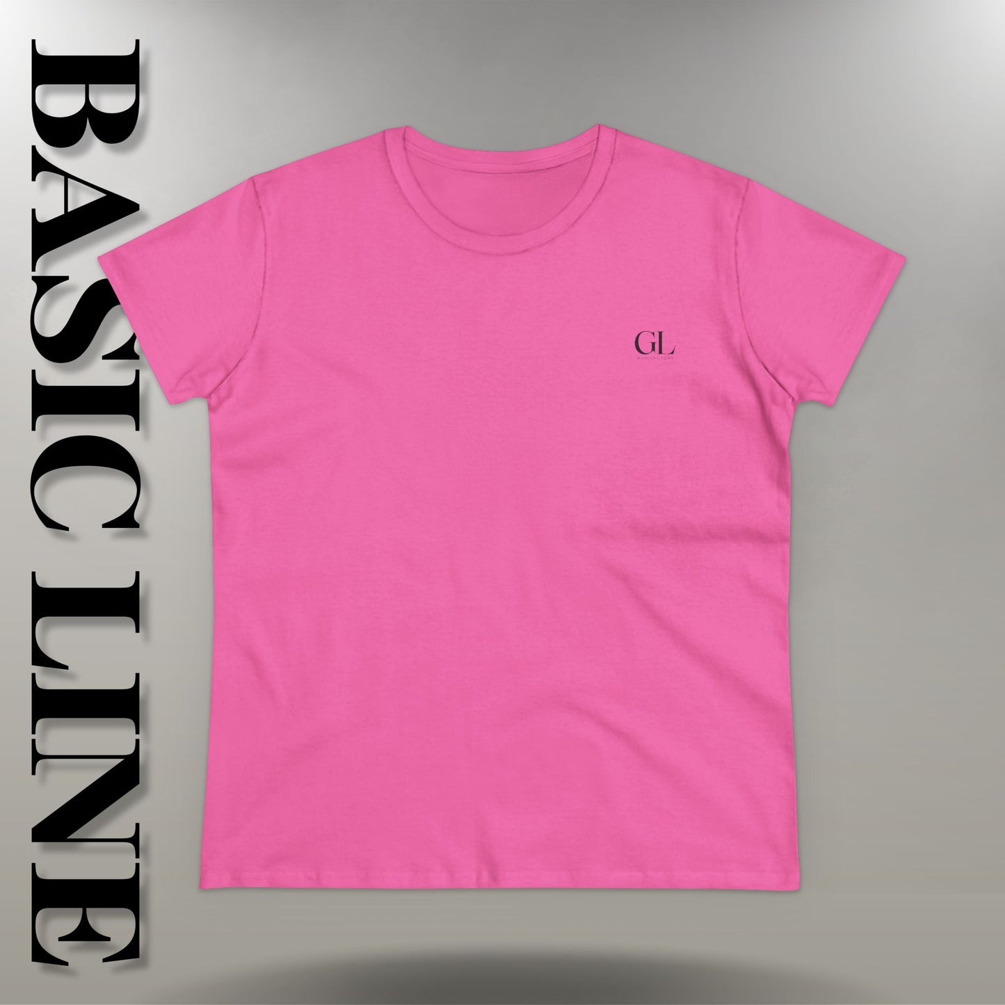 GL Manifactory Basic Line - T-Shirt Donna 100% Cotone 180 g/m²