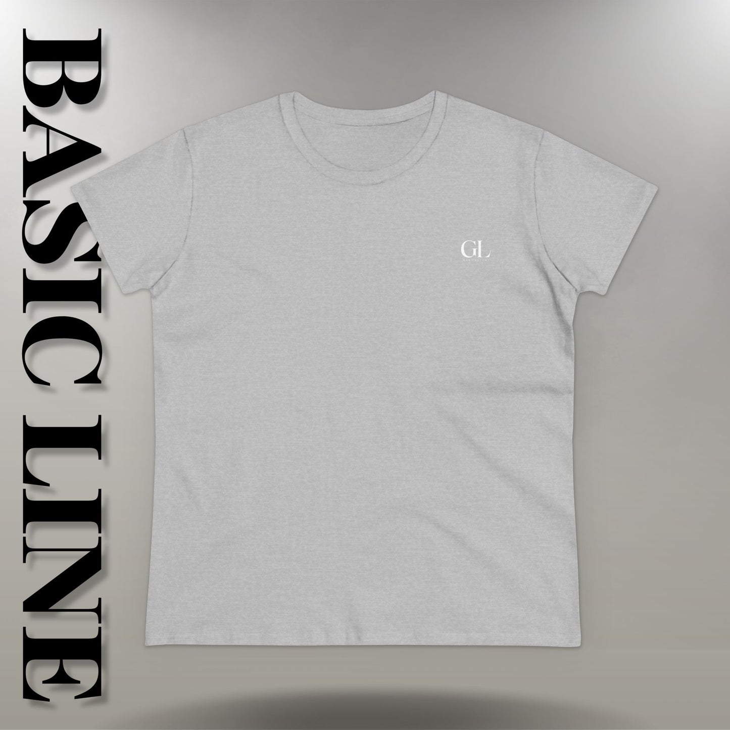 GL Manifactory Basic Line - T-Shirt Donna 100% Cotone 180 g/m²