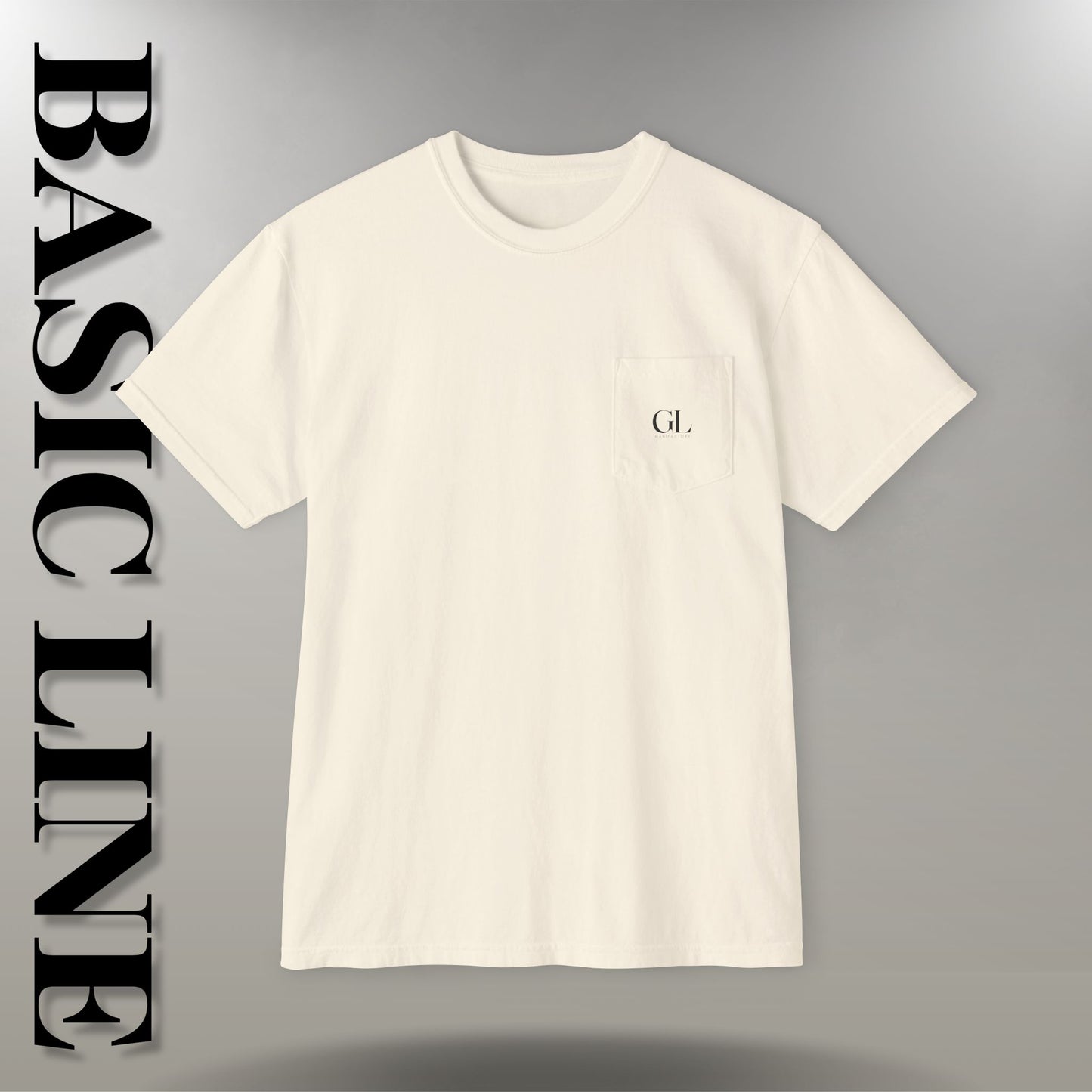 GL Manifactory Basic Line - Maglietta Unisex con Tasca