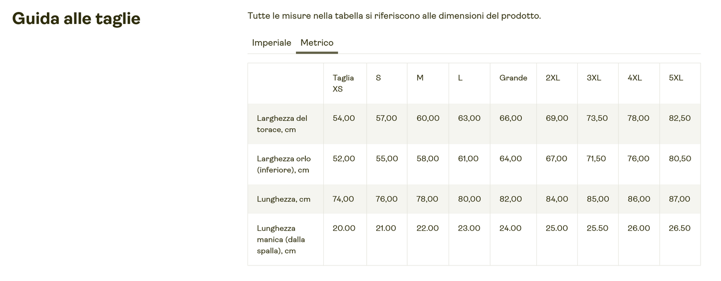 GL Manifactory - TUSCANY - Oversize Unisex