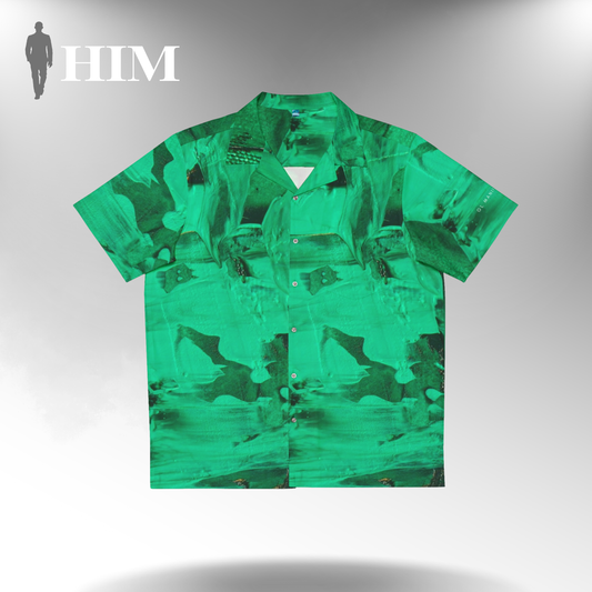 GL Manifactory- Camicia Hawaiana GREEN - Uomo
