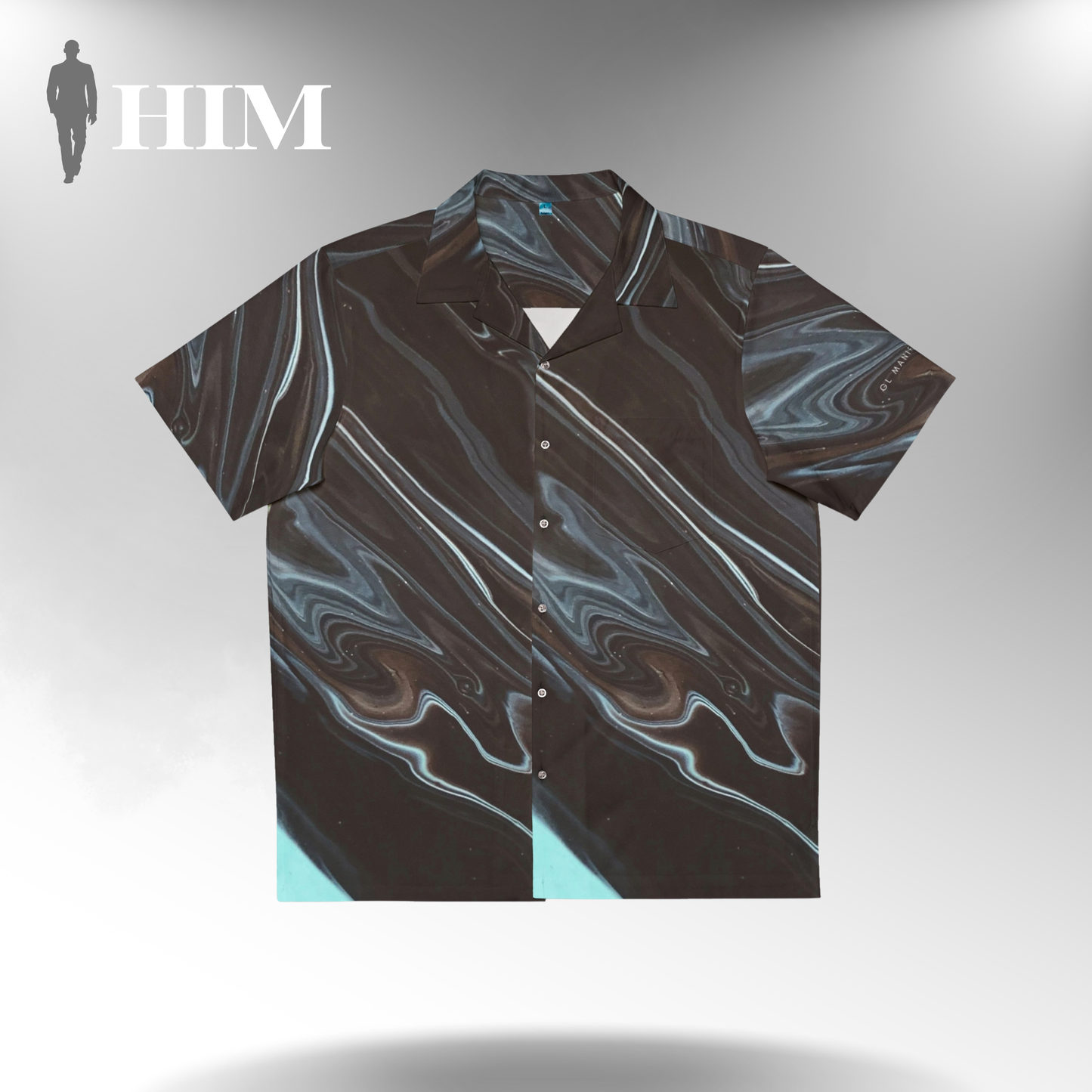 GL Manifactory- Camicia Hawaiana BROWN - Uomo