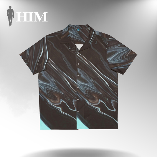GL Manifactory- Camicia Hawaiana BROWN - Uomo