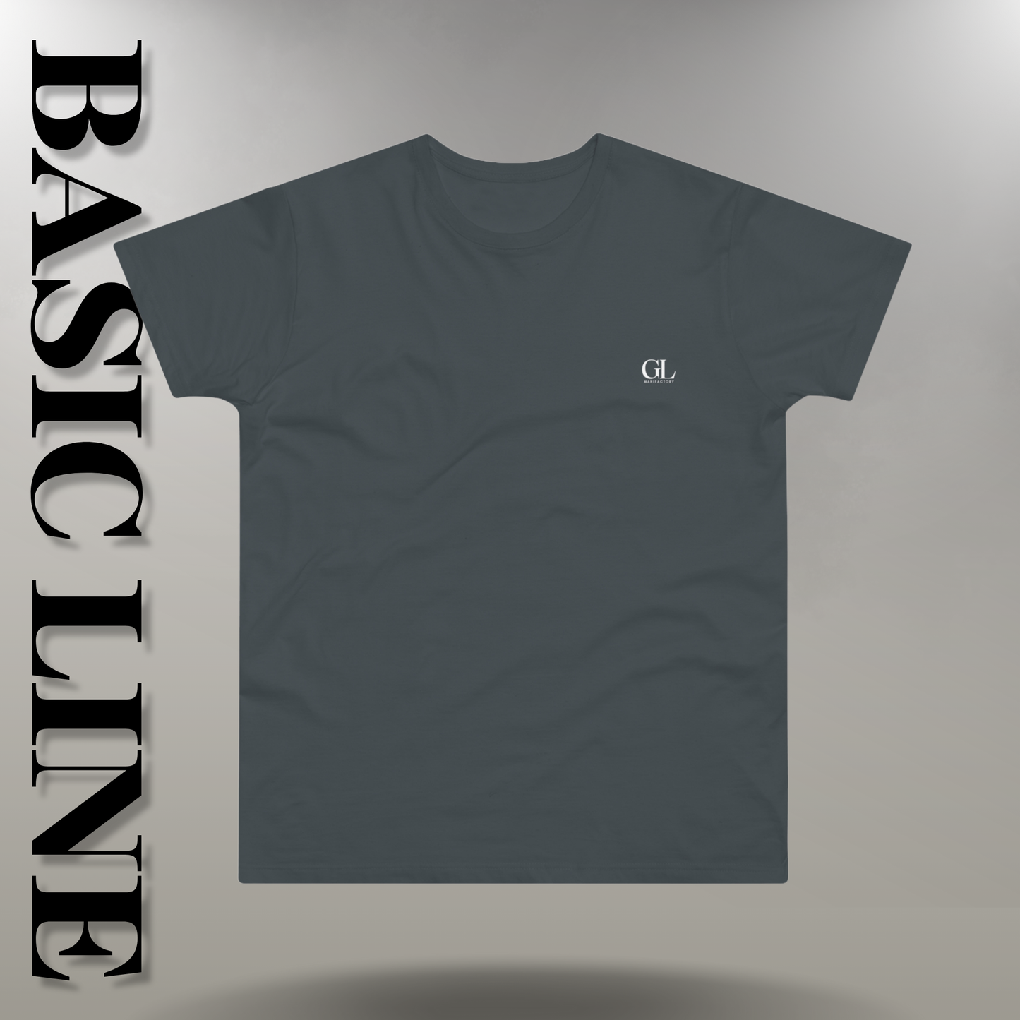 GL Manifactory Basic Line - Maglietta Uomo in Cotone Jersey