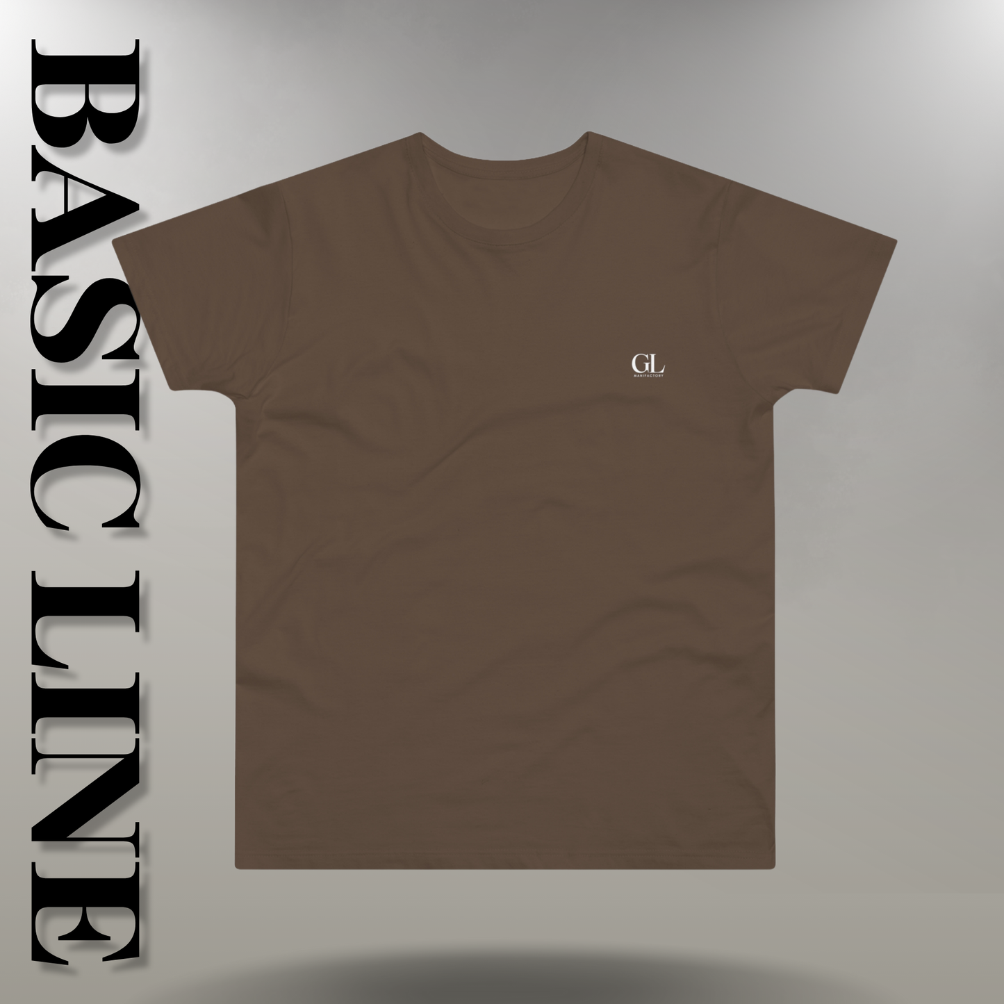 GL Manifactory Basic Line - Maglietta Uomo in Cotone Jersey