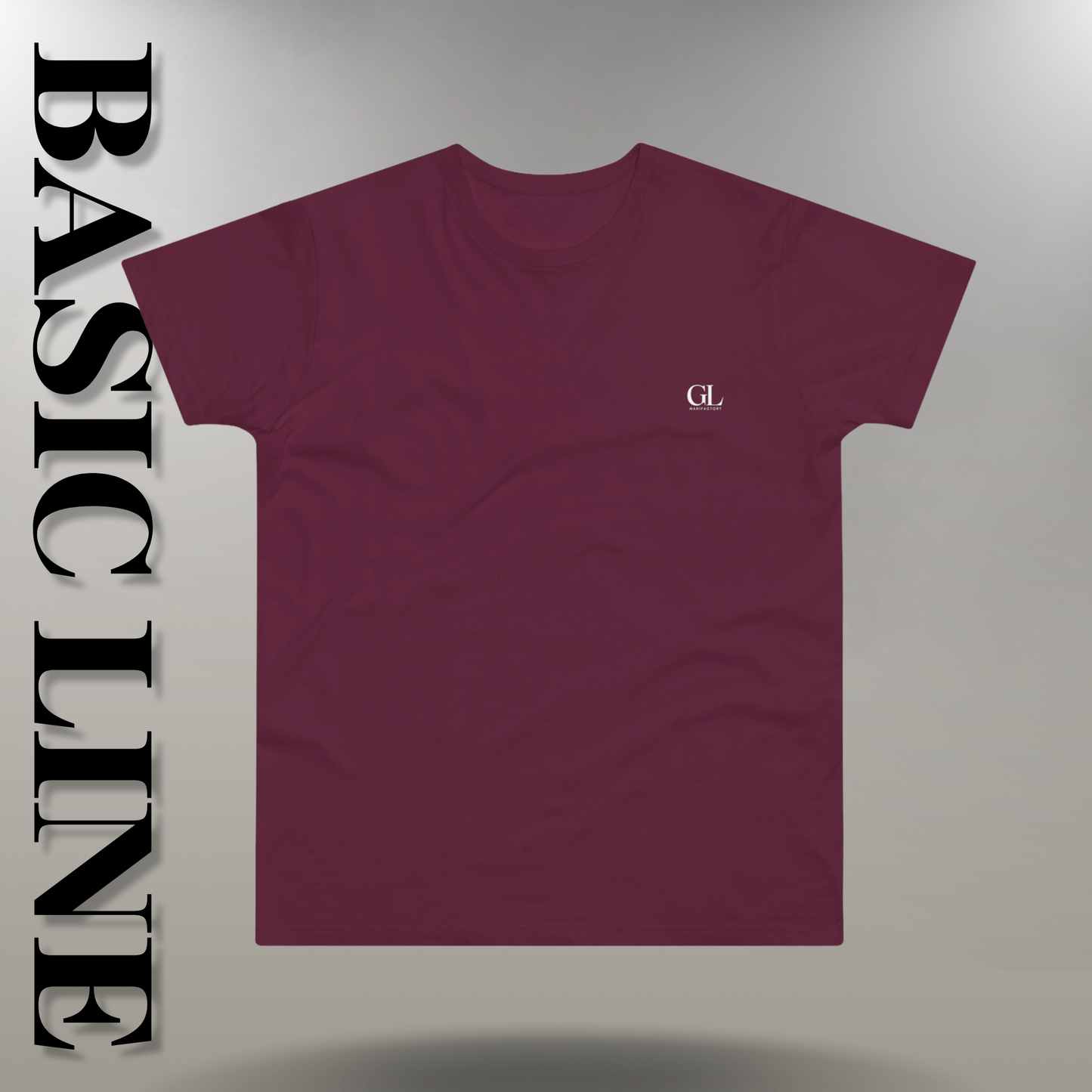 GL Manifactory Basic Line - Maglietta Uomo in Cotone Jersey