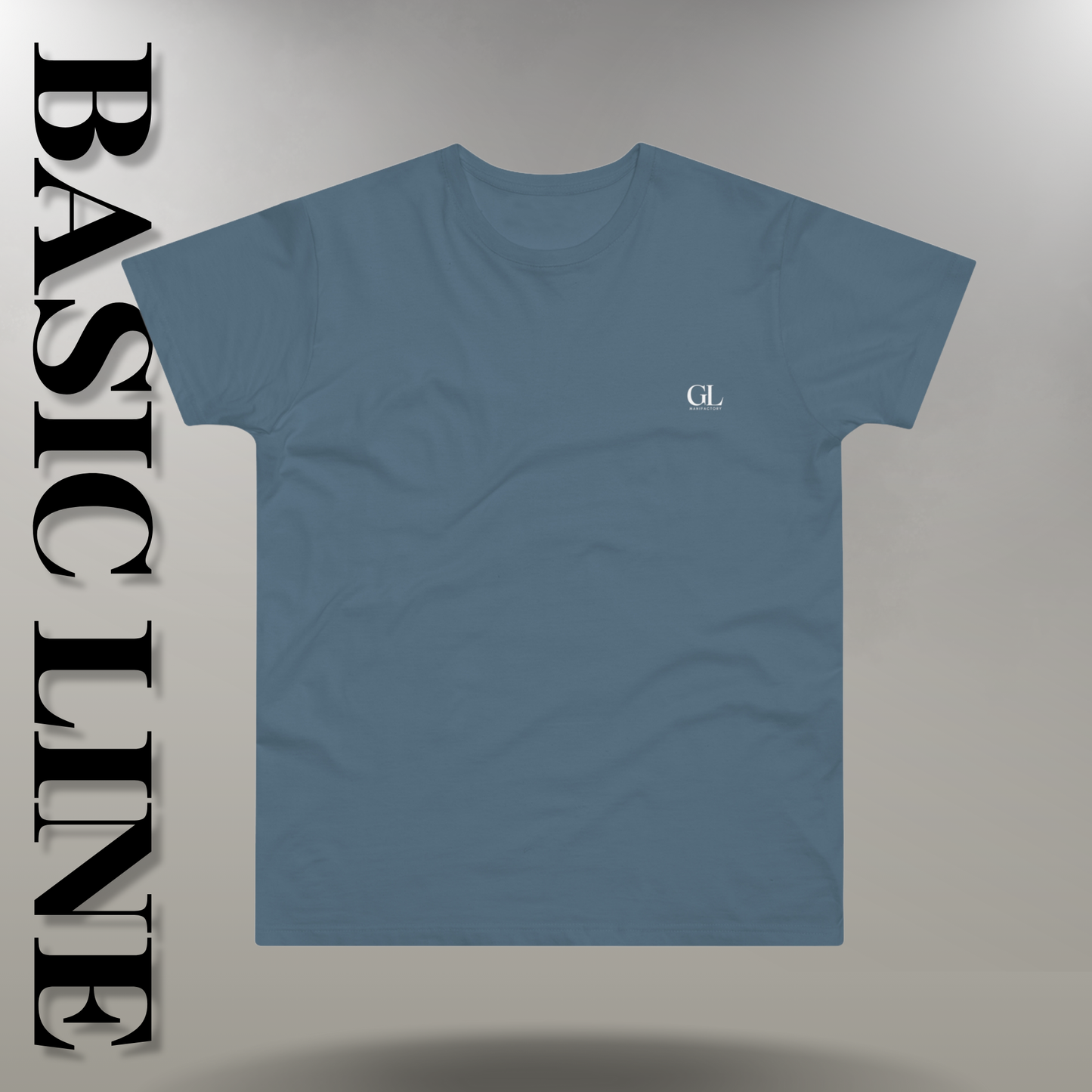 GL Manifactory Basic Line - Maglietta Uomo in Cotone Jersey