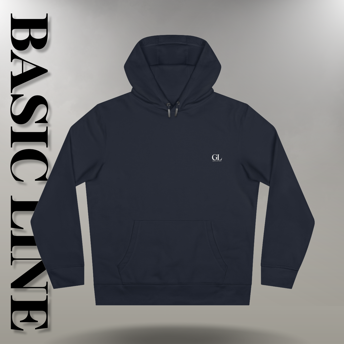 GL Manifactory Basic Line - Felpa con Cappuccio Unisex