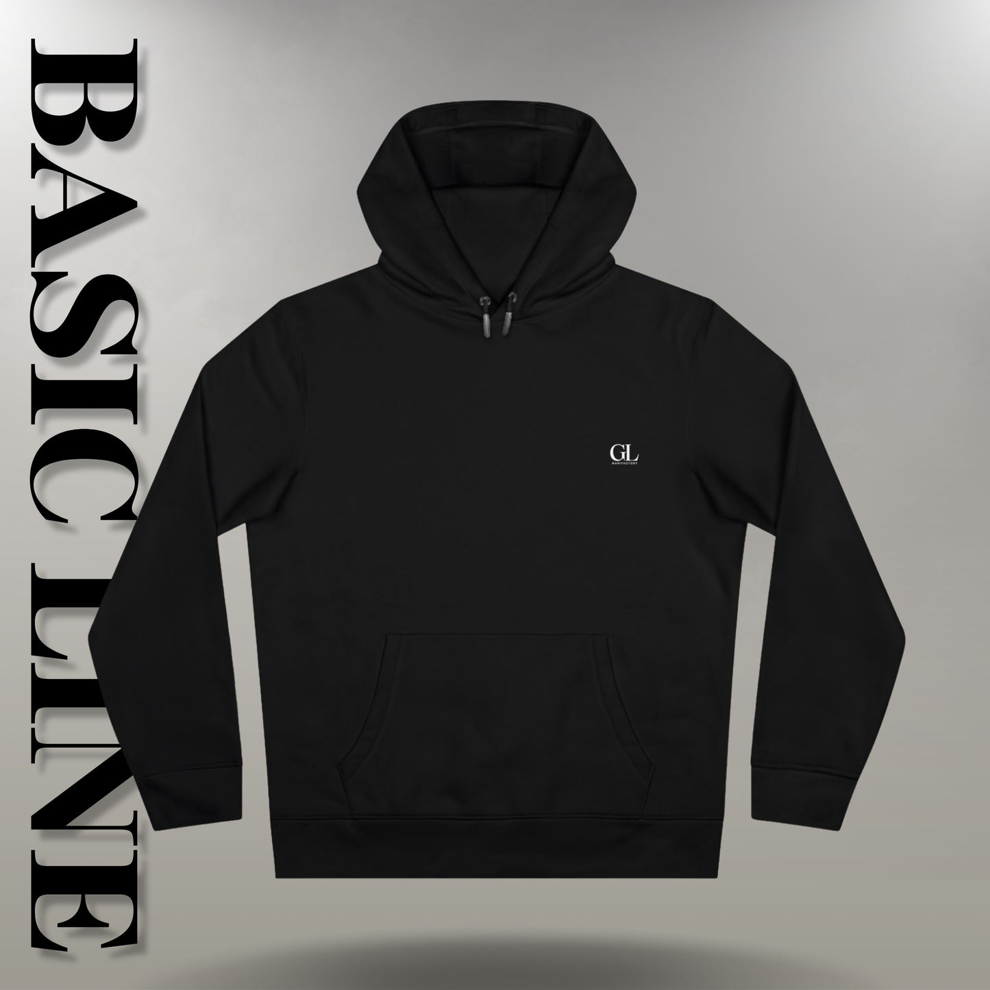 GL Manifactory Basic Line - Felpa con Cappuccio Unisex