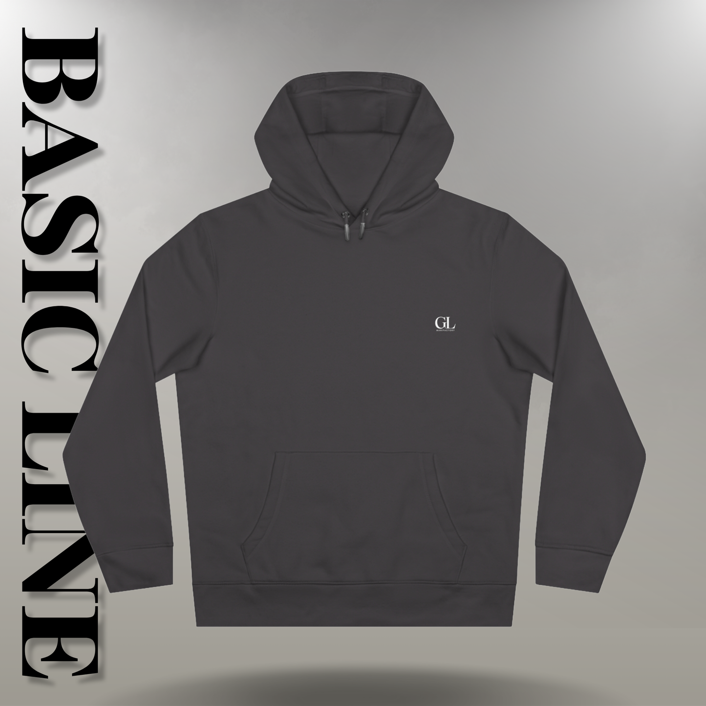 GL Manifactory Basic Line - Felpa con Cappuccio Unisex