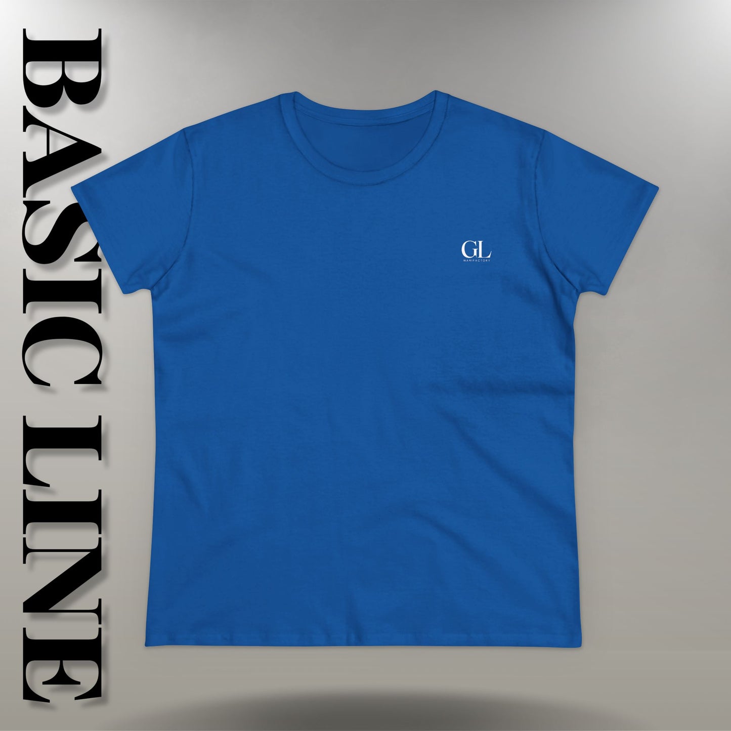 GL Manifactory Basic Line - T-Shirt Donna 100% Cotone 180 g/m²