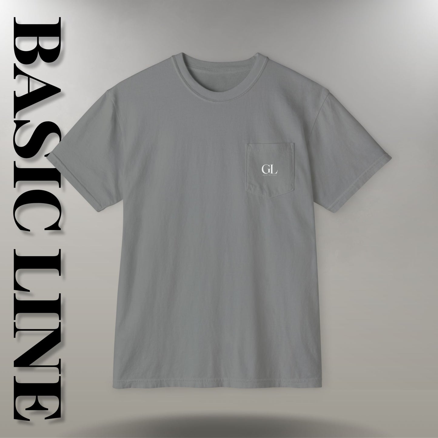 GL Manifactory Basic Line - Maglietta Unisex con Tasca