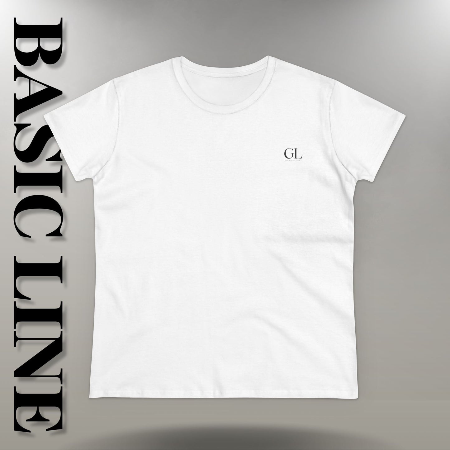 GL Manifactory Basic Line - T-Shirt Donna 100% Cotone 180 g/m²