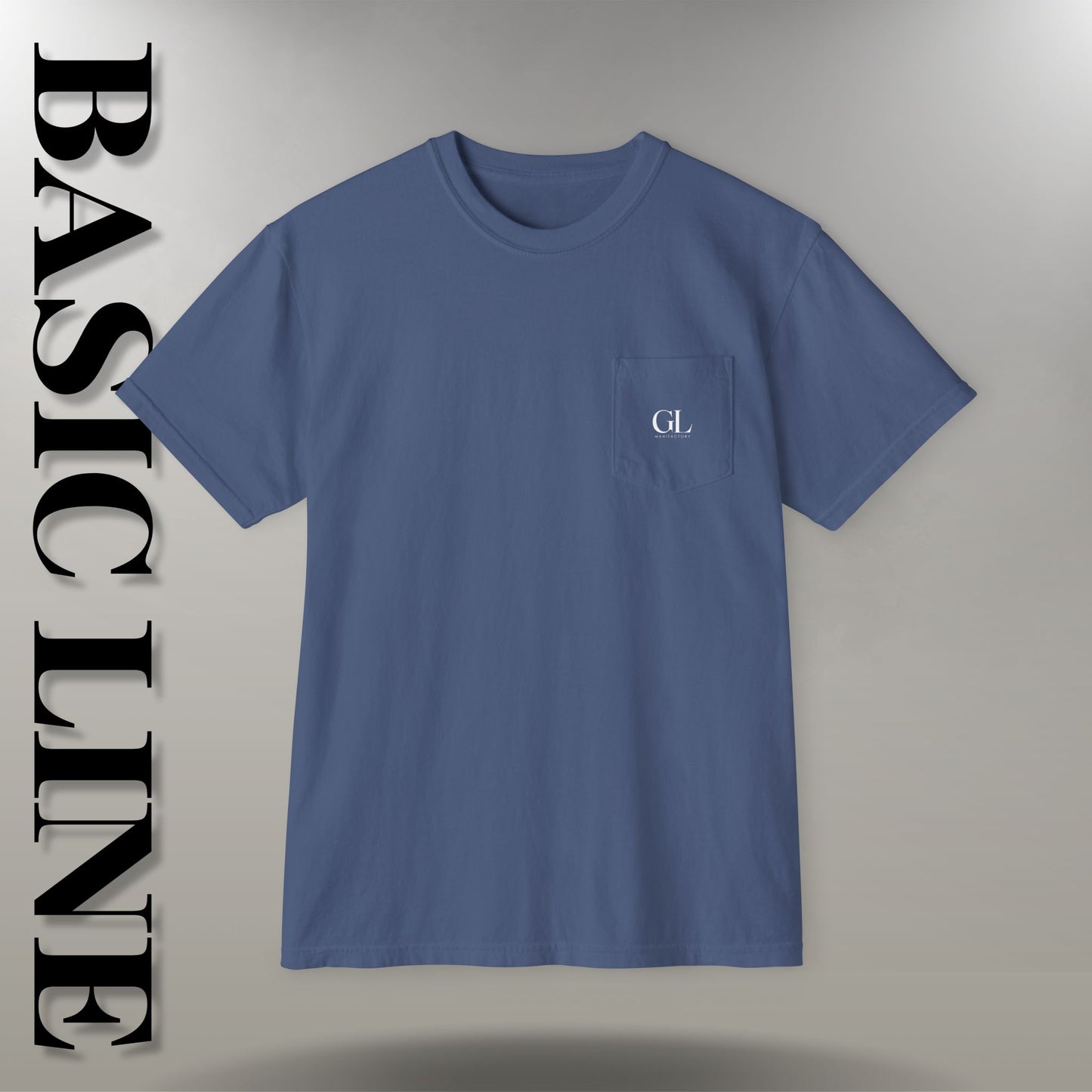 GL Manifactory Basic Line - Maglietta Unisex con Tasca