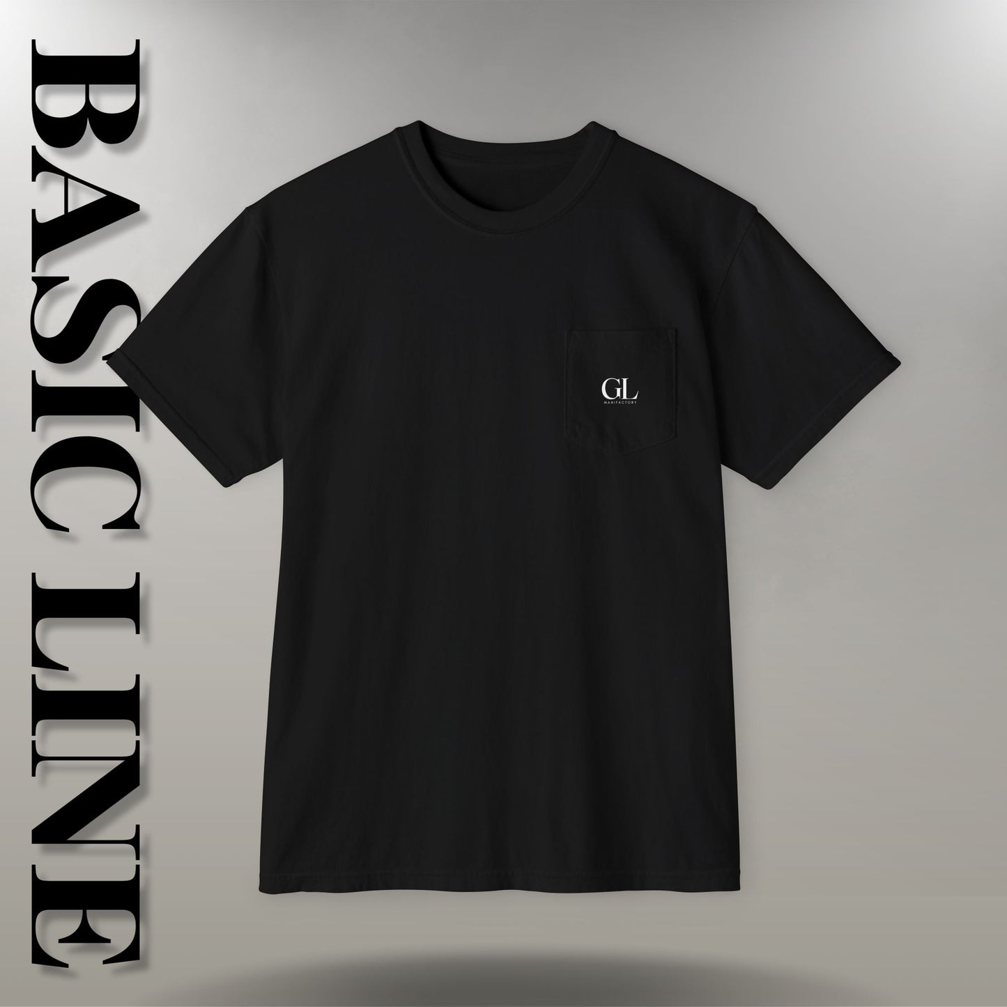 GL Manifactory Basic Line - Maglietta Unisex con Tasca
