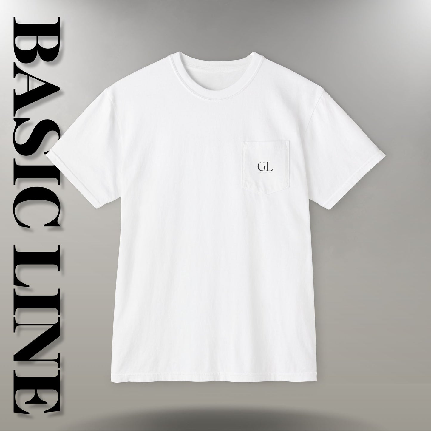 GL Manifactory Basic Line - Maglietta Unisex con Tasca