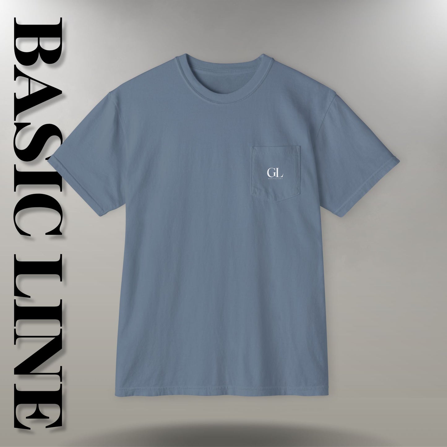 GL Manifactory Basic Line - Maglietta Unisex con Tasca