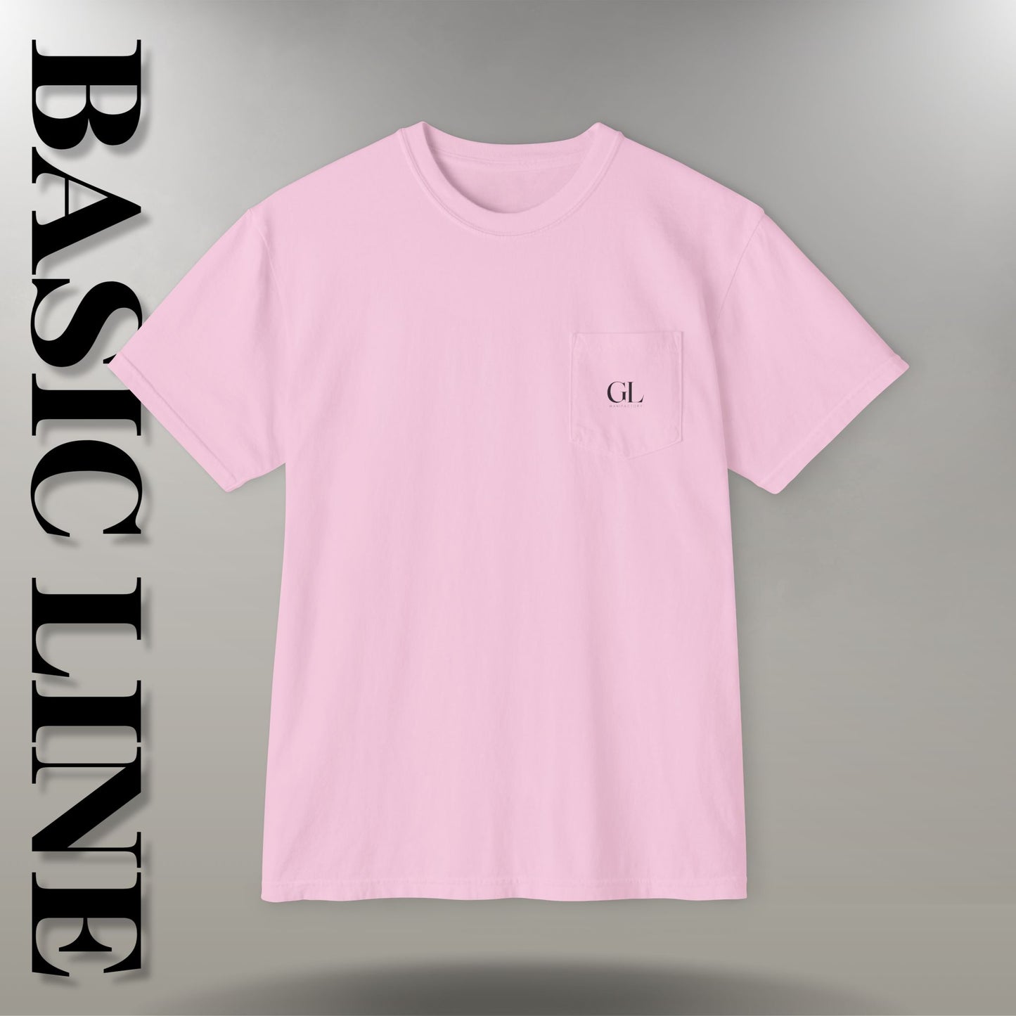 GL Manifactory Basic Line - Maglietta Unisex con Tasca