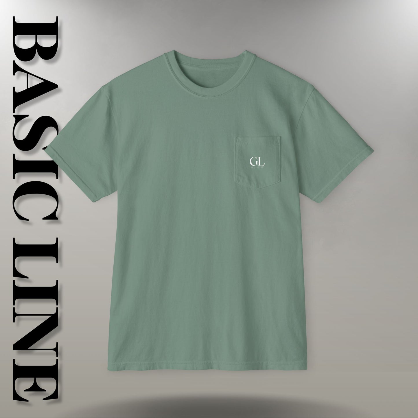 GL Manifactory Basic Line - Maglietta Unisex con Tasca