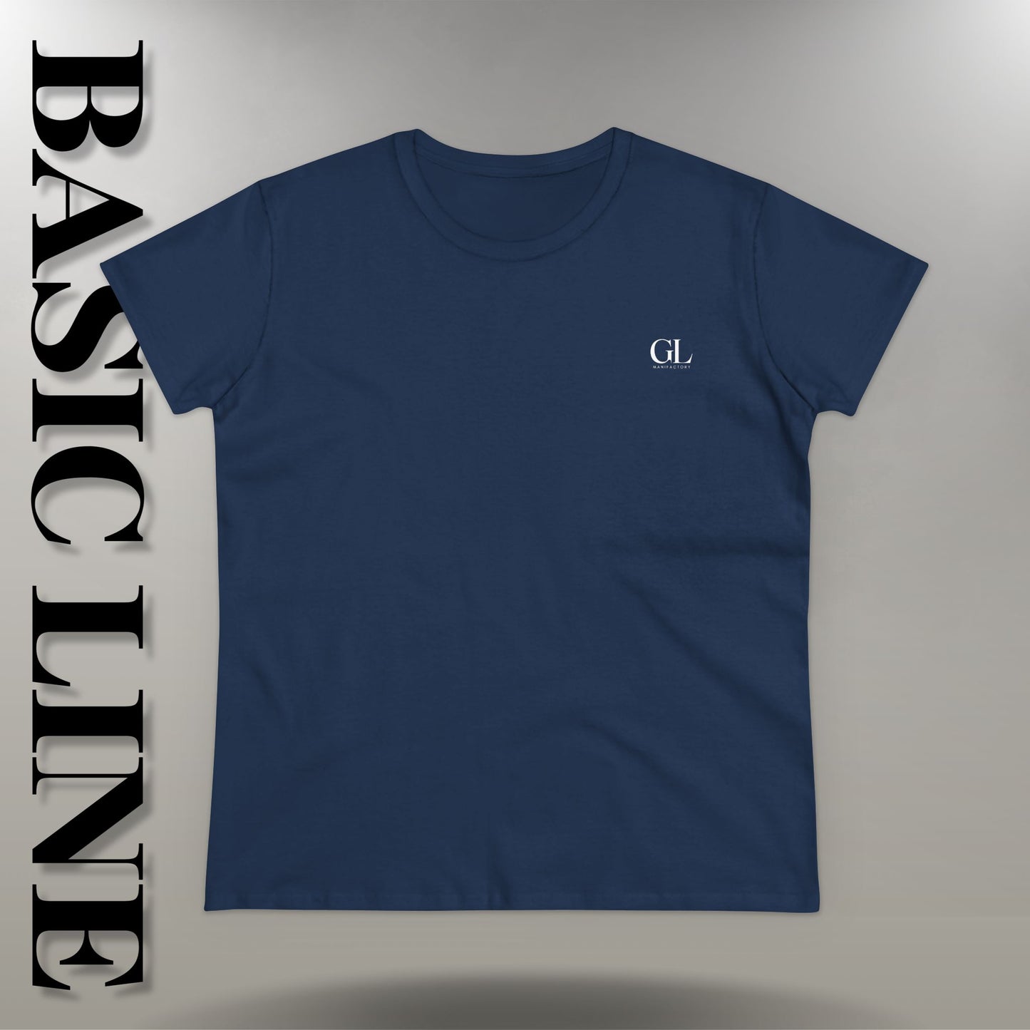 GL Manifactory Basic Line - T-Shirt Donna 100% Cotone 180 g/m²