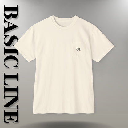 GL Manifactory Basic Line - Maglietta Unisex con Tasca