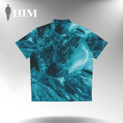 GL Manifactory- Camicia Hawaiana BLUE - Uomo
