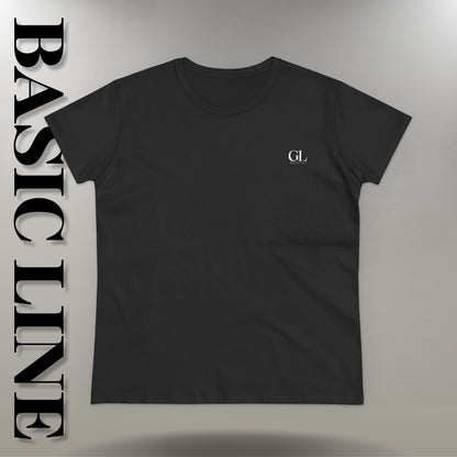 GL Manifactory Basic Line - T-Shirt Donna 100% Cotone 180 g/m²